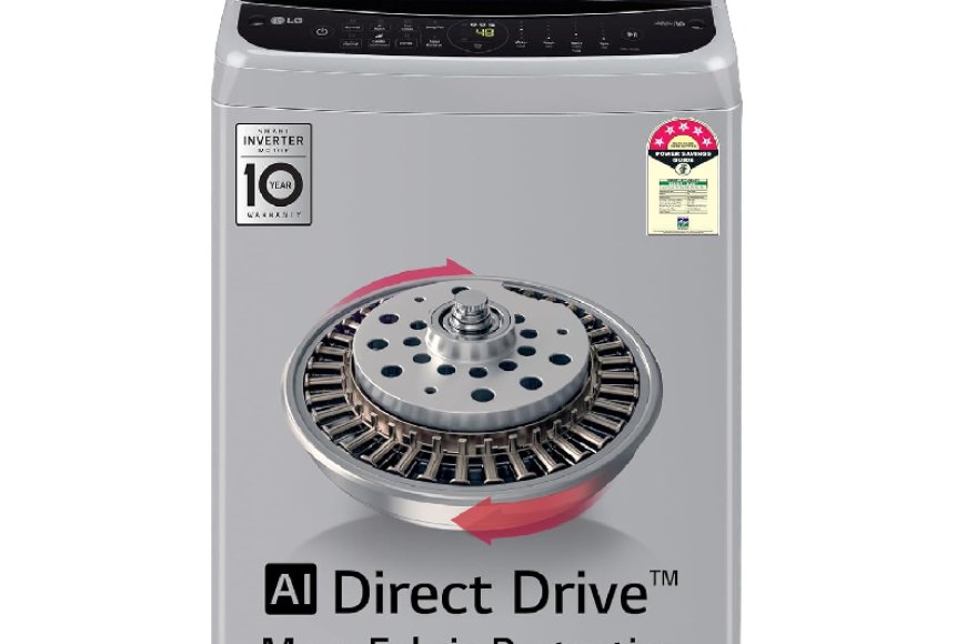 LG 9 Kg 5 Star AI Inverter Fully-Automatic Top Load Washing Machine At just Rs. 24,990 [MRP 36,990]