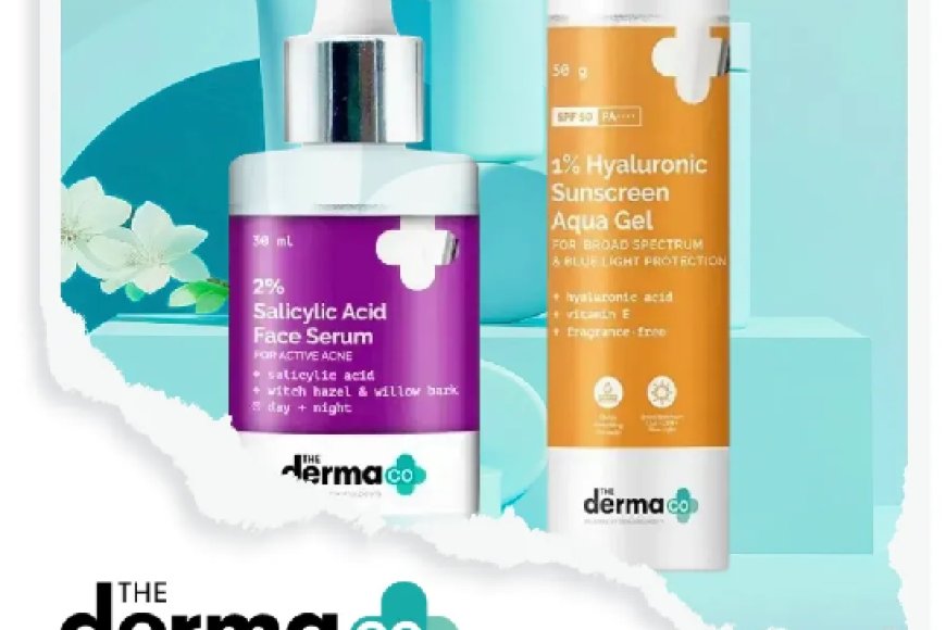 Up to 30% off + Extra 10% off on Rs. 499+ on The Derma Co. products