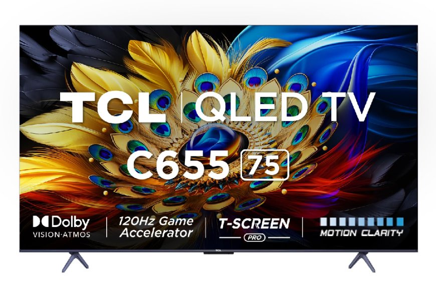 TCL 189 cm (75 inch) 4K Ultra HD Smart QLED Google TV (Black) At just Rs. 1,39,990 [MRP 2,99,990]