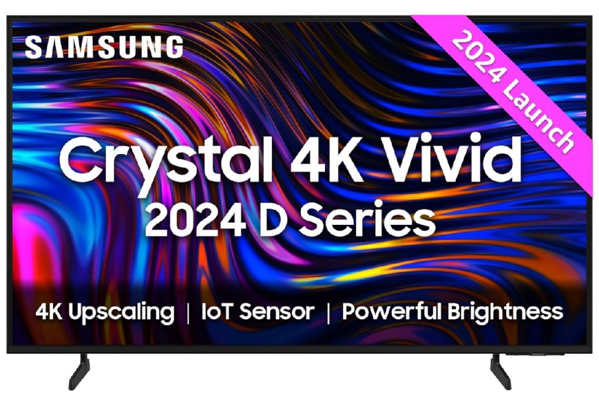 Samsung 108 cm (43 inch) D Series Crystal 4K Vivid Ultra HD Smart LED TV At just Rs. 28,990 [MRP 44,900]