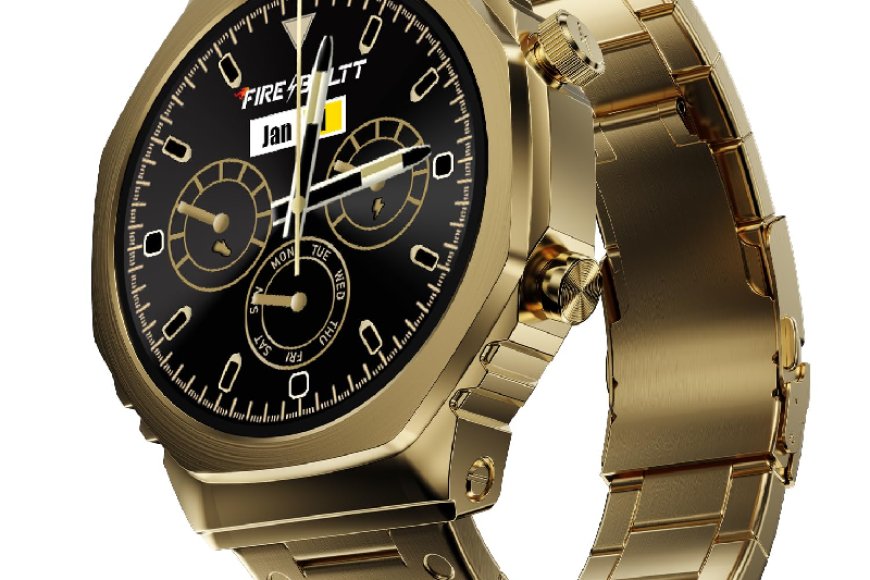 Fire-Boltt Onyx Bluetooth Calling Smart Watch (Gold) At just Rs. 2999 [MRP 21,000]