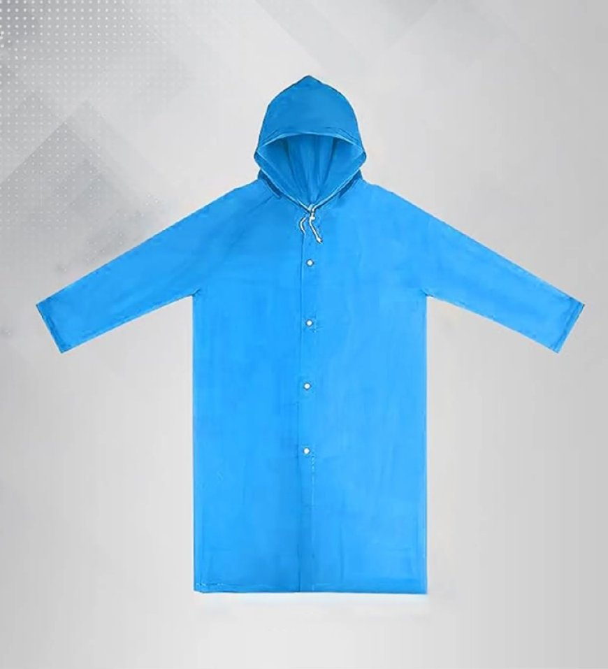 Assorted - Waterproof Raincoat with Hood (Free Size) At just Rs. 199 [MRP 499]