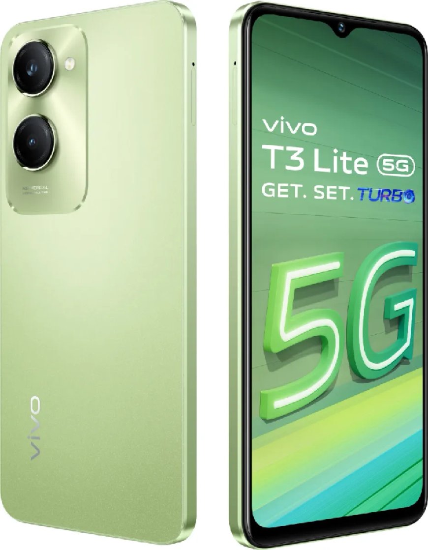 Vivo T3 Lite 5G (Vibrant Green, 6GB RAM, 128GB Storage) At just Rs. 11,499 [MRP 15,499]