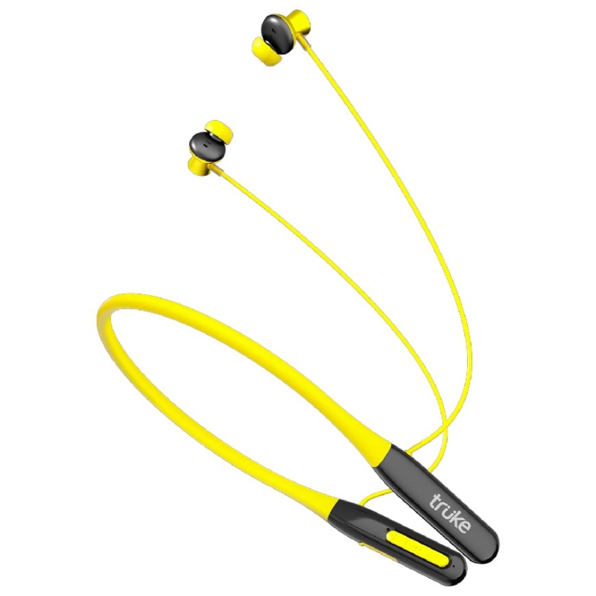 truke Yoga Mystic lite Bluetooth Headset (Yellow) At just Rs. 799 [MRP 2499]