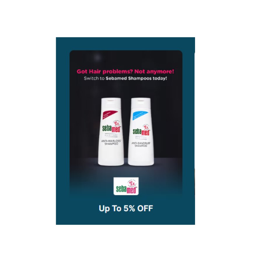 Up to 5% off on Sebamed products