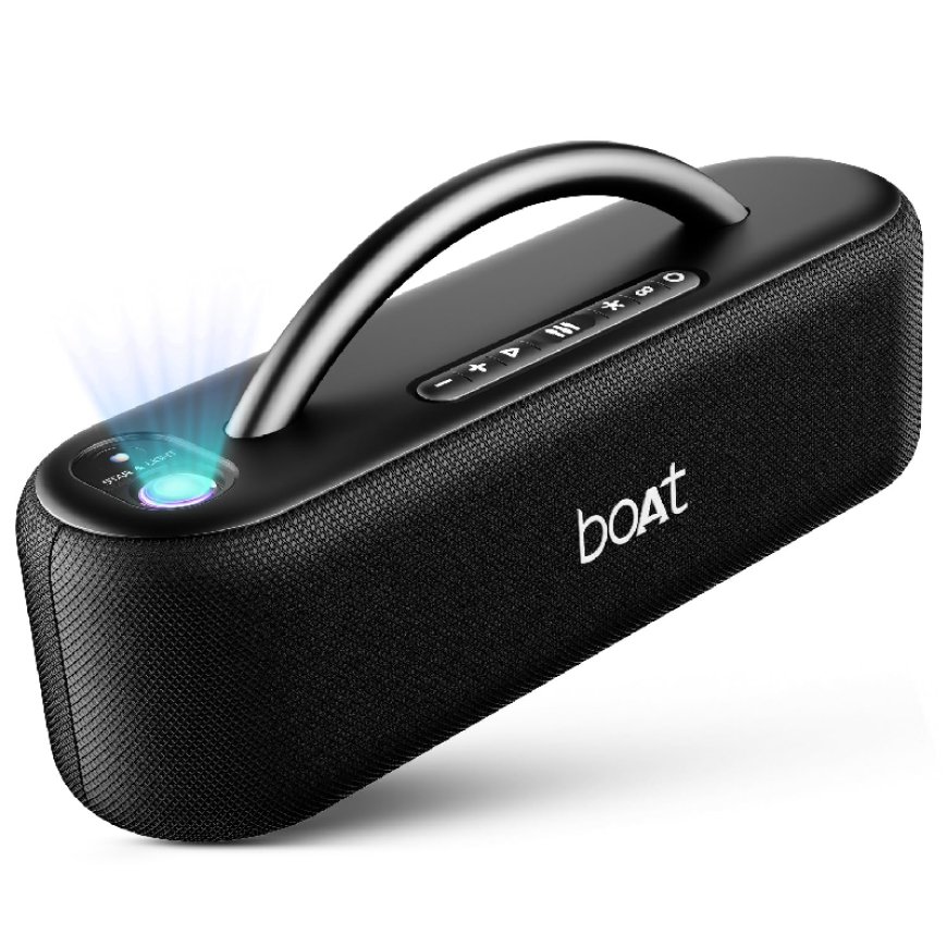 boAt Stone Lumos 60 W Bluetooth Speaker (Midnight Black) At just Rs. 14,990 [MRP 6999]