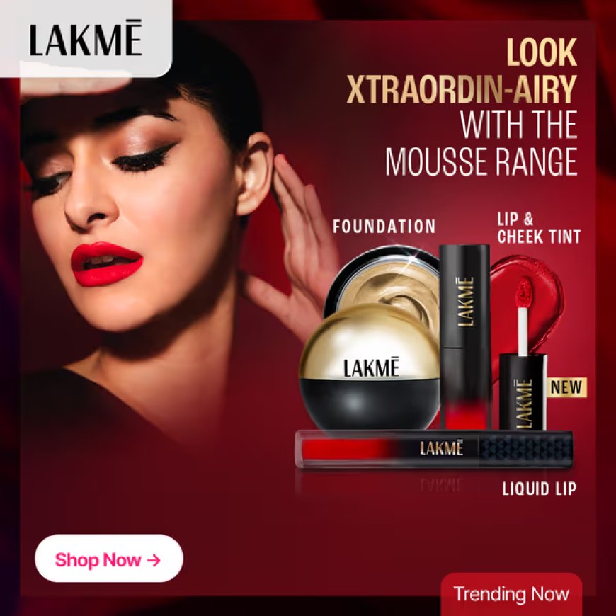 Up to 50% off + Extra 10% off on Rs. 699+ on Lakme products