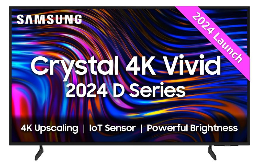 Samsung 108 cm (43 inch) D Series Crystal 4K Vivid Ultra HD Smart LED TV At just Rs. 28,990 [MRP 44,900]