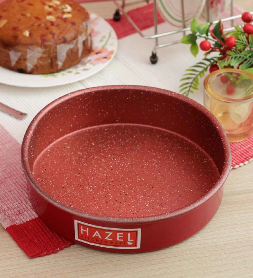 Aluminium Red Non Stick Large Round Shape Cake Mold At just Rs. 189 [MRP 759]