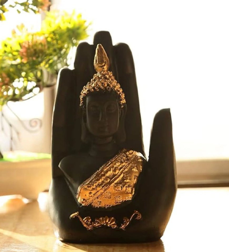 Blessing Palm Buddha Polyresin Showpiece At just Rs. 169 [MRP 999]