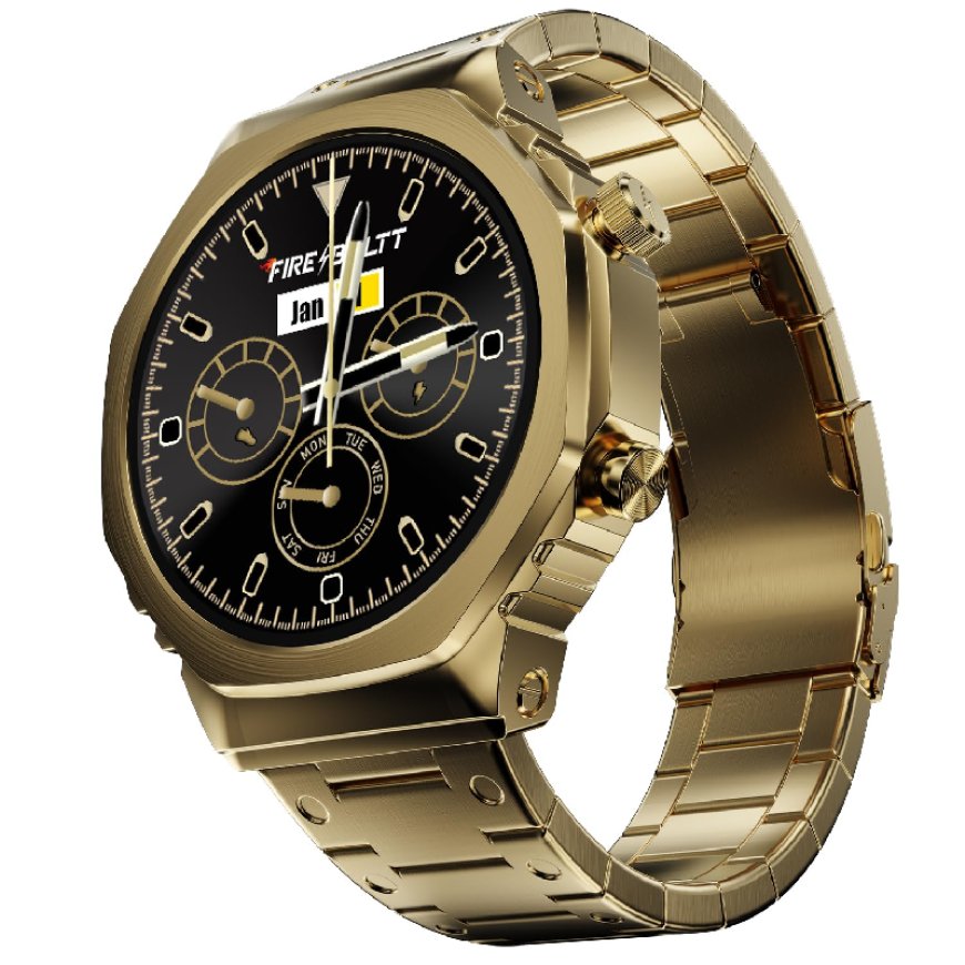 Fire-Boltt Onyx Bluetooth Calling Smart Watch (Gold) At just Rs. 2999 [MRP 21,000]