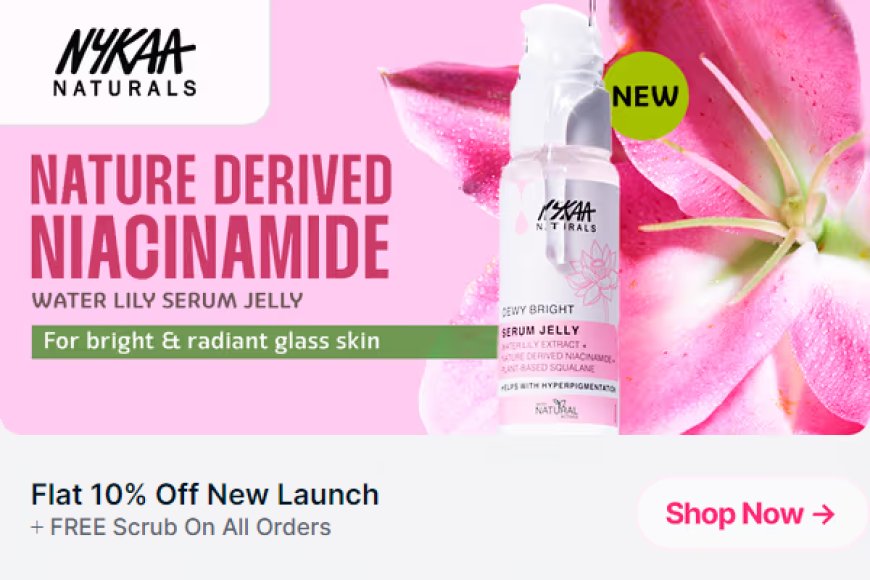 Flat 10% off + Free Scrub on Nykaa Naturals products