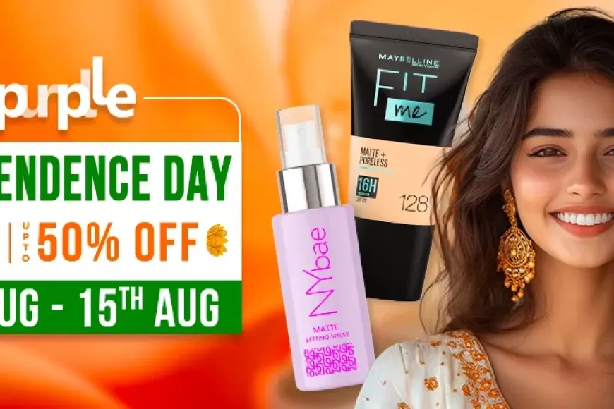 Independence Day Sale: Up to 50% off on Beauty products