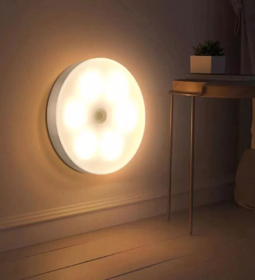 Rechargeable Motion Sensor Led Night Body Induction Lamp At just Rs. 179 [MRP 899]