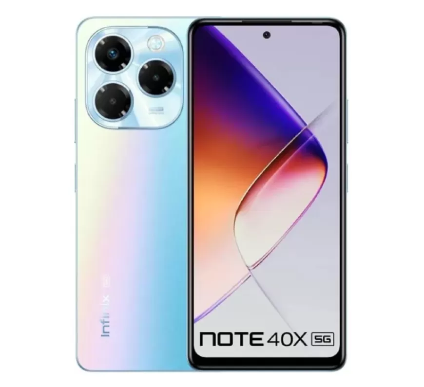 Infinix Note 40X 5G (Palm Blue, 8GB RAM, 256GB Storage) At just Rs. 14,999 [MRP 19,999]