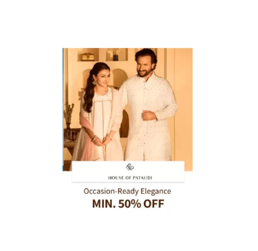 Minimum 50% off on House Of Pataudi Brand