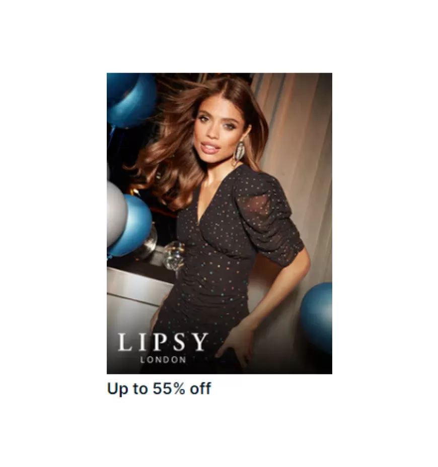 Up to 55% off on Lipsy Brand