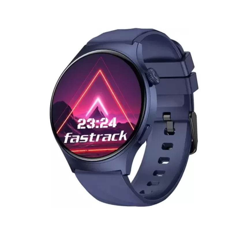 Fastrack Optimus Pro Bluetooth Calling Smartwatch (Blue) At just Rs. 2199 [MRP 5995]