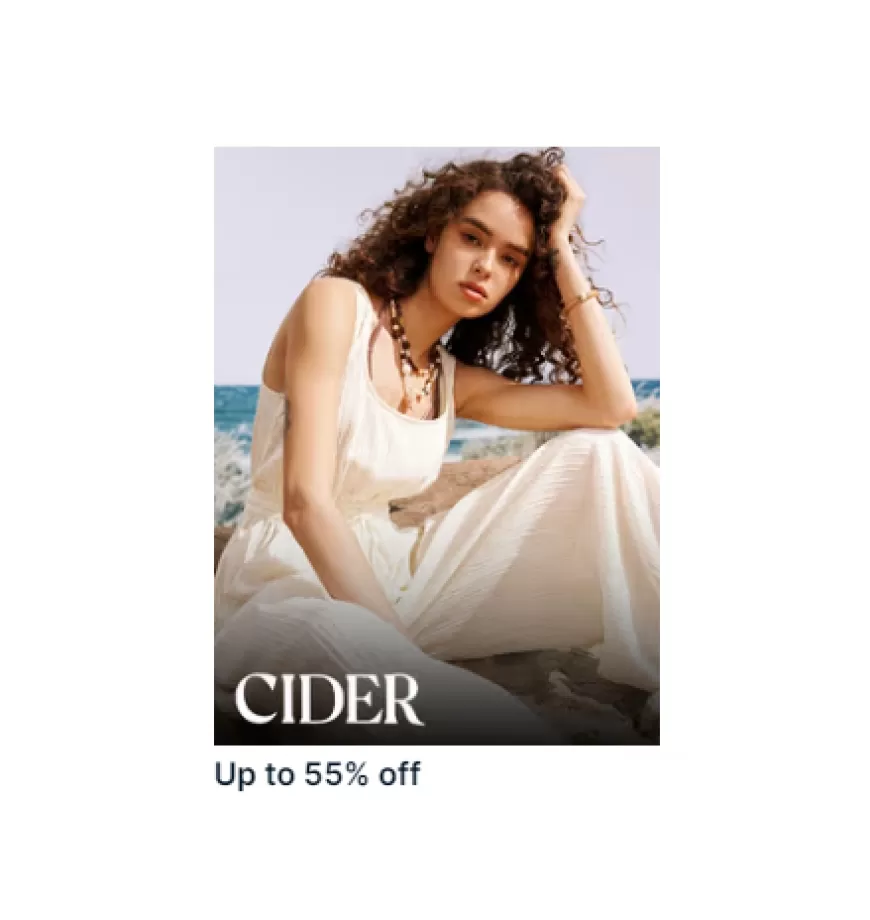 Up to 55% off on Cider Brand