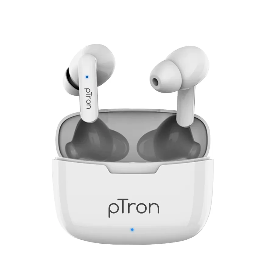 pTron Basspods P181 True Wireless Earbuds, Bluetooth 5.1, 32H Playtime at just Rs. 625 [MRP 2,999]