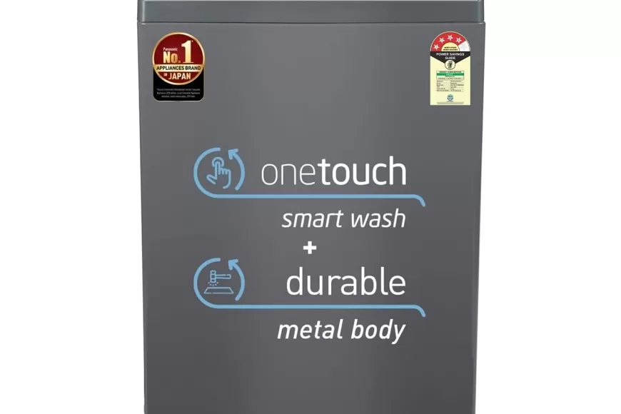 Panasonic 6 Kg 4 Star Fully-Automatic Top Load Washing Machine  - Grey at just Rs. 13,459 [MRP 20,000]