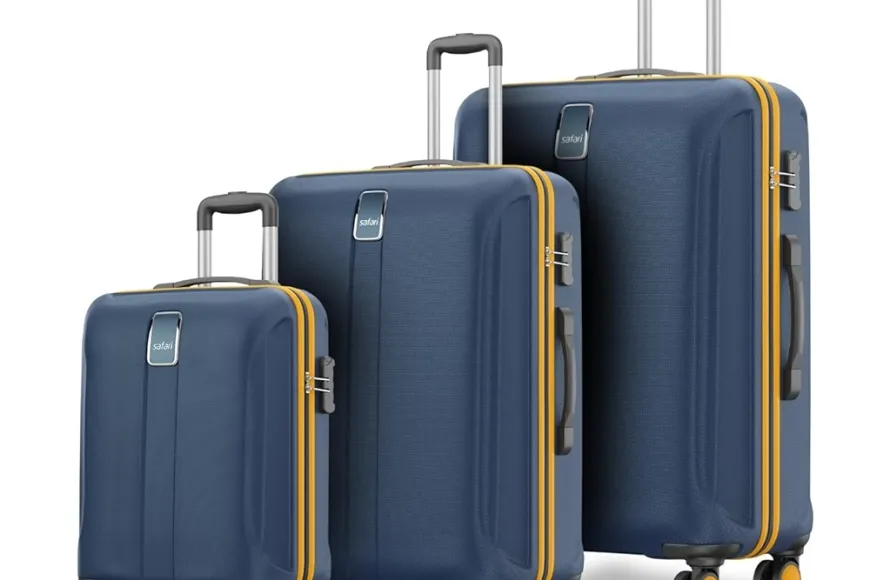 Safari Thorium Neo 8-Wheel Luggage Set Trolley Bags (Set of 3) at just Rs. 5,599 [MRP 29,100]