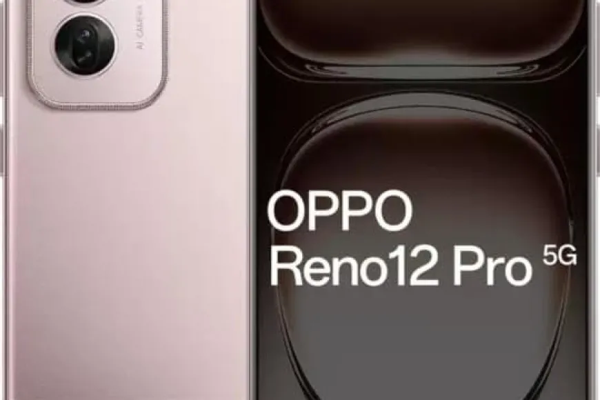 Oppo Reno 12 Pro 5G 256 GB, 12 GB RAM, Sunset Gold, Mobile Phone at just Rs. 34,499 [MRP 53,999]