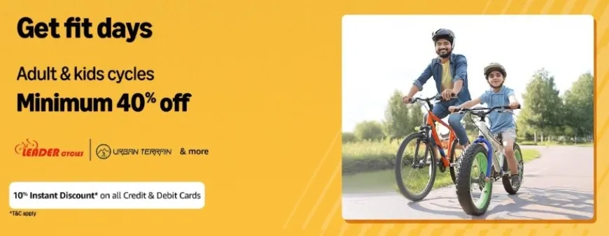 Get Fit Days! Buy Big Brand Cycles at Minimum 40% Off - Amazon Offer