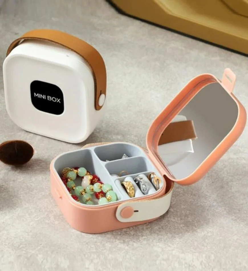 Portable Travel Jewellery Organizer with Compartments – Only ₹179 on Pepperfry