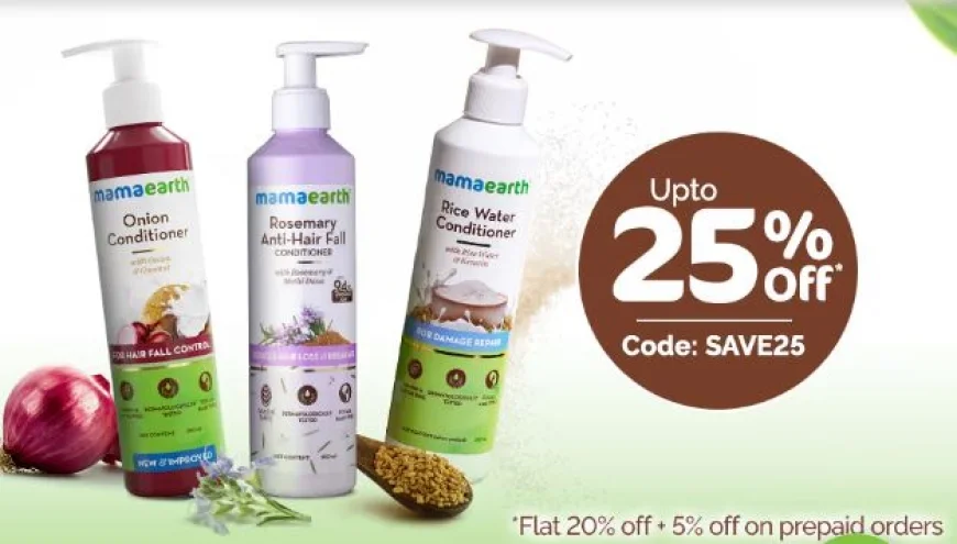 Up to 25% off on Mamaearth Conditioner – Nourishing Hair Care Deals