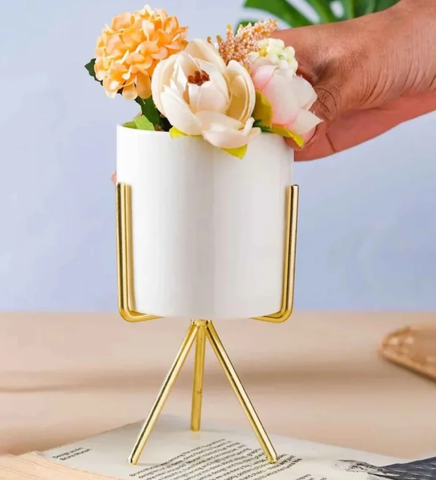 White Metal Desk Pots at Just ₹149 – Hottest Pepperfry Deal Today!