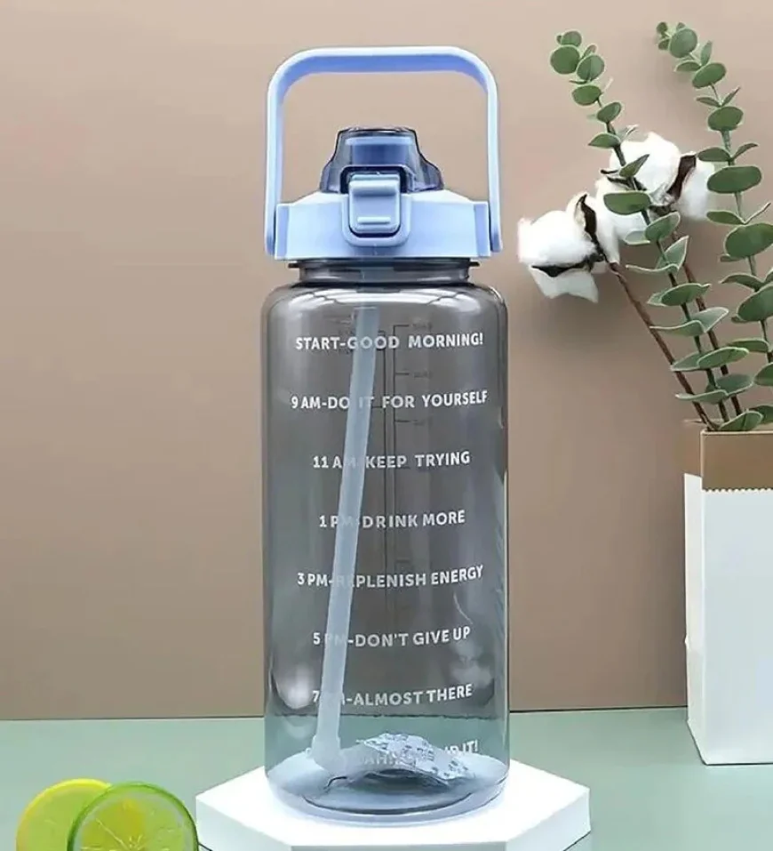 Buy 2L Motivational Time-Marked Water Bottle at ₹219 | Pepperfry Deal