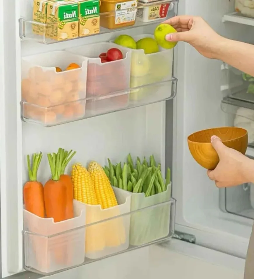 Plastic Fridge Storage Boxes – Set of 6 at ₹199 | Pepperfry