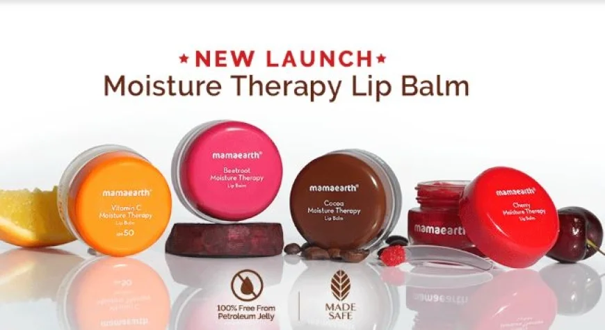 Mamaearth Lip Balm for Men & Women Starting at ₹149 | Natural Lip Care