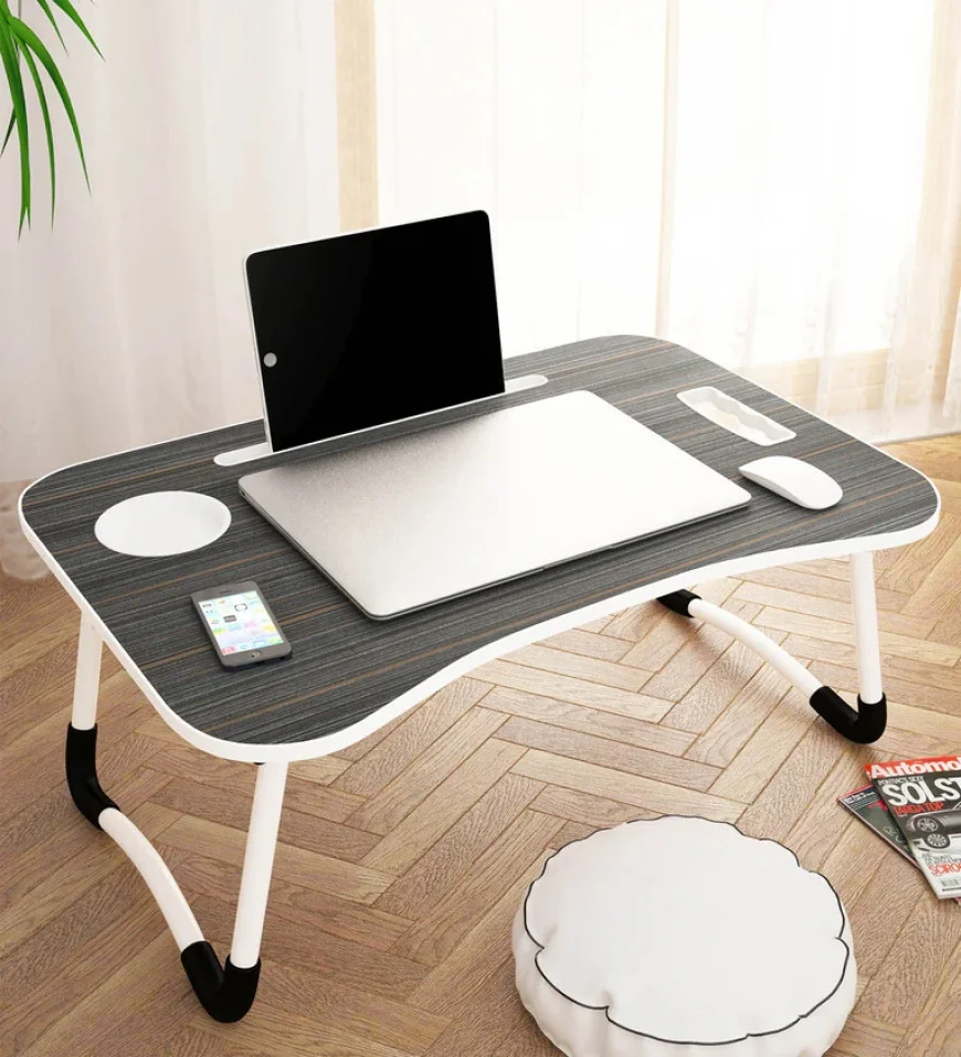 Wood Portable Table – Black Finish @ ₹549 | Pepperfry Deal