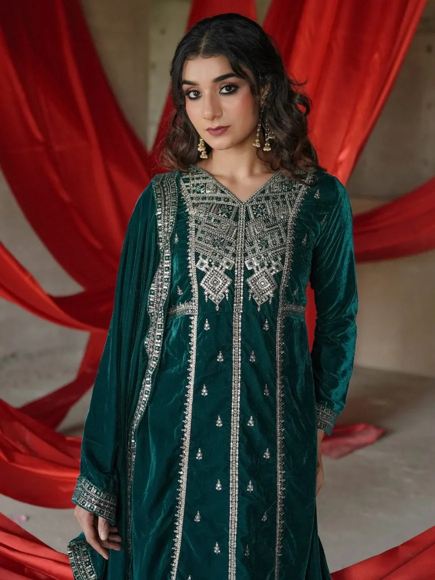 Up to 70% off Velvet Suits for Women | Elegant Styles on Libas
