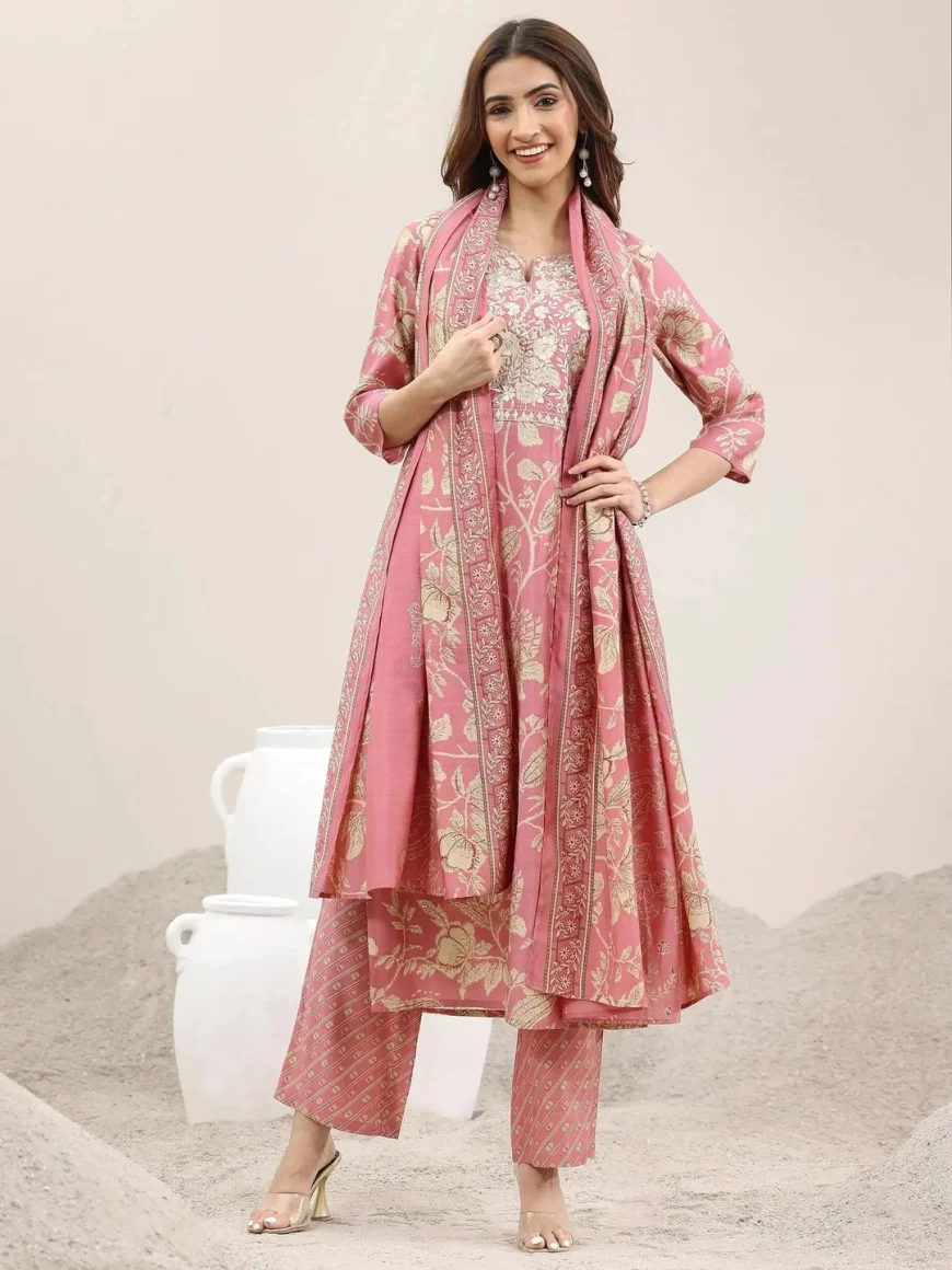 Up to 70% off on Pink Suits for Women – Shop Now on Libas