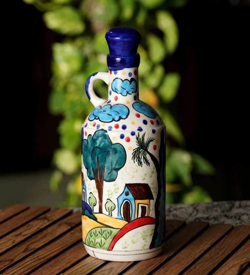 Ceramic Oil Dispenser 1L ₹449 – Multicolor | Pepperfry Deal