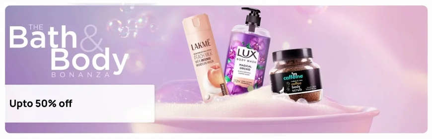 Up to 50% off Bath & Body Care – Shop on Purplle