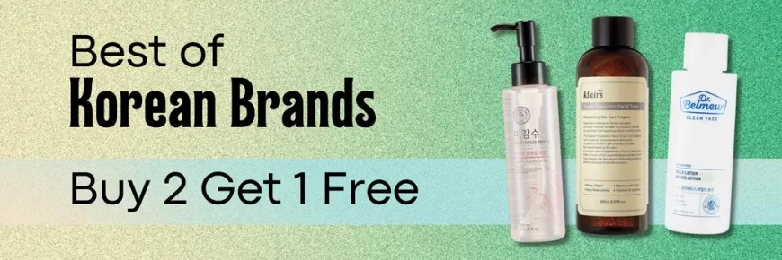 Buy 2 Get 1 Free on K-Beauty + Free Glass Skin Challenge – Foxy Exclusive