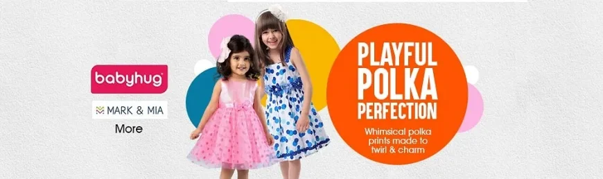 Up to 55% off on Playful Polka Perfection – Shop Now on FirstCry!