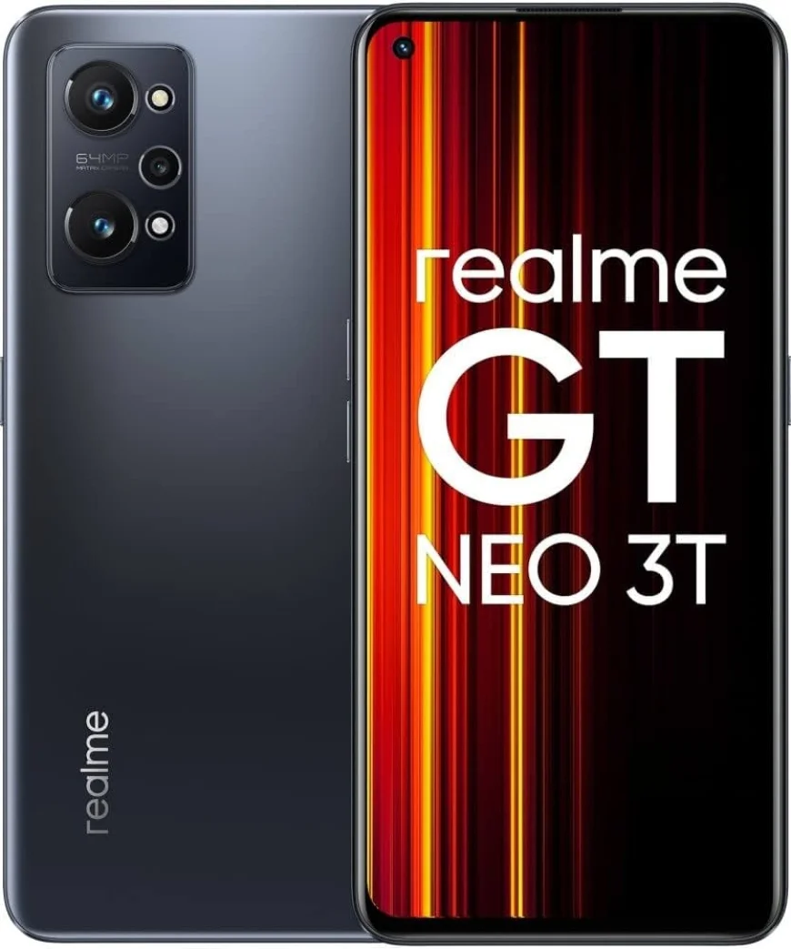 Realme GT NEO 3T (Shade Black, 6GB+128GB) at ₹22,490 | Amazon Offer