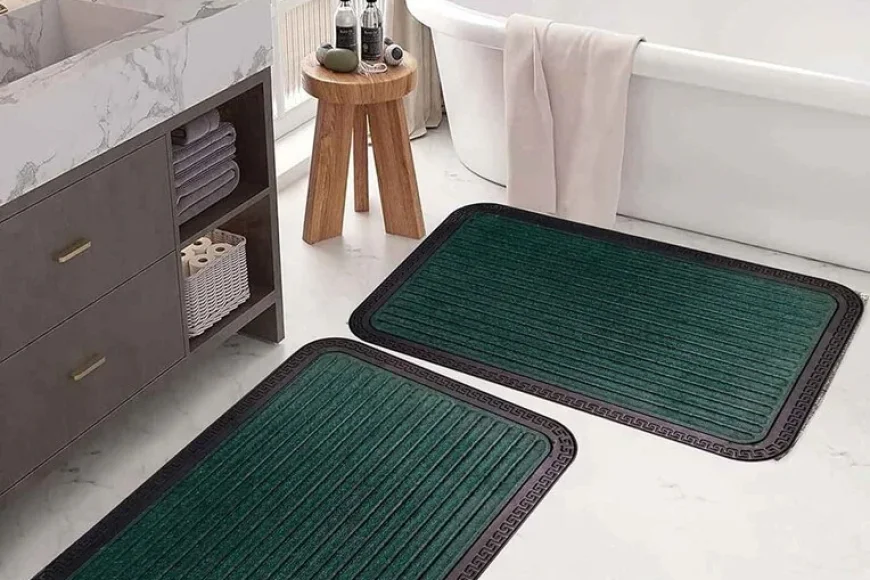 Durable Green Door Mat 24x16" – ₹199 only on Pepperfry