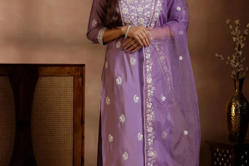 Up to 77% off Embroidered Suits – Shop now on Libas