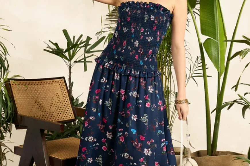Buy 2 Smocked Off-Shoulder Dresses for ₹999 | Uptownie Offer