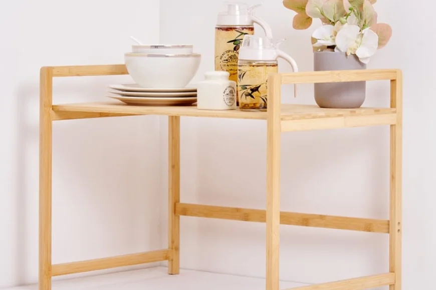 Midori Bamboo Microwave Table Rack – Just ₹599 | Save Up to 70% Off on HomeCentre
