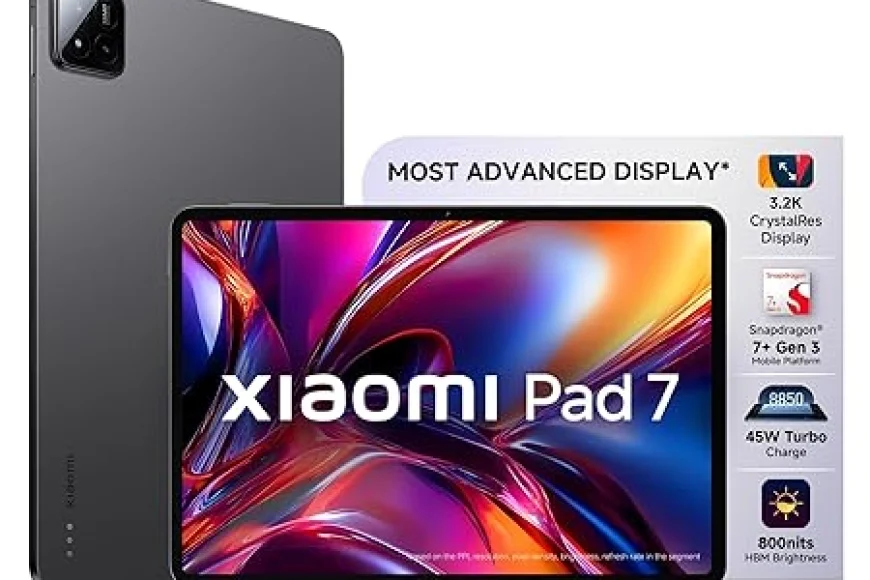 Xiaomi Pad 7 – Snapdragon 7+ Gen 3, 11.16" 3.2K Display, 8GB+128GB | Up to 25% Off on Amazon