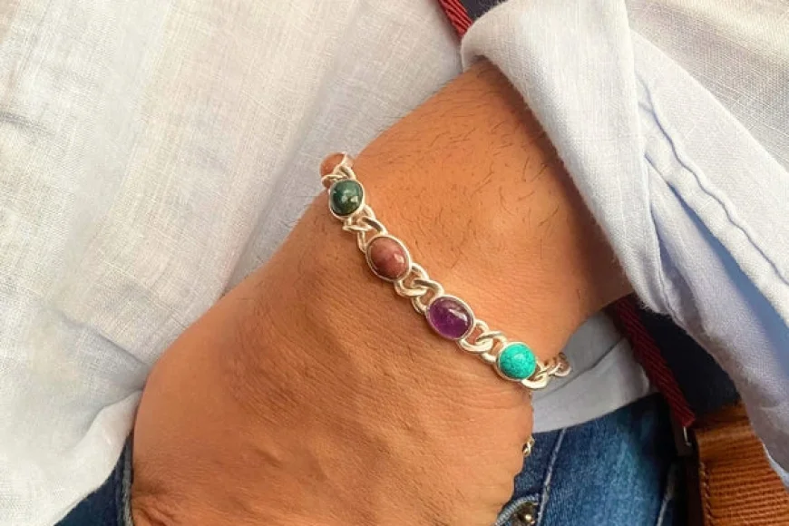 7 Gemstones Chakra Balancing Bracelet for Men – Best Gift for Him on Zariin