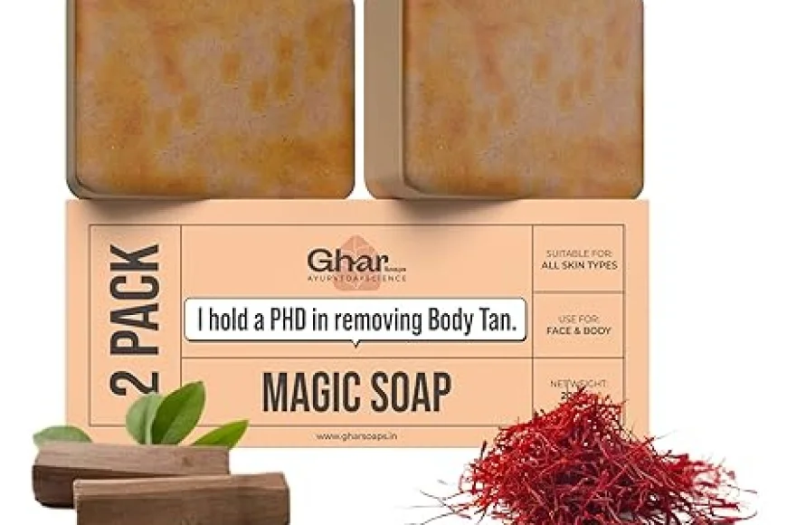 Ghar Soaps Sandalwood & Saffron Bath Soaps – Up to 70% off | Amazon