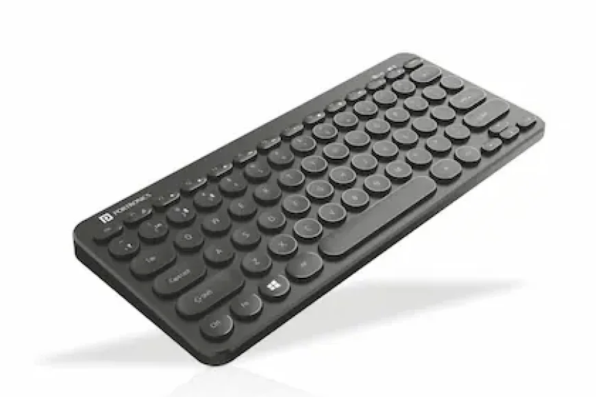 Portronics Bubble Wireless Keyboard – 2.4 GHz & Bluetooth 5.0 | Only in Rs999 MRP: 1,999 | JioMart